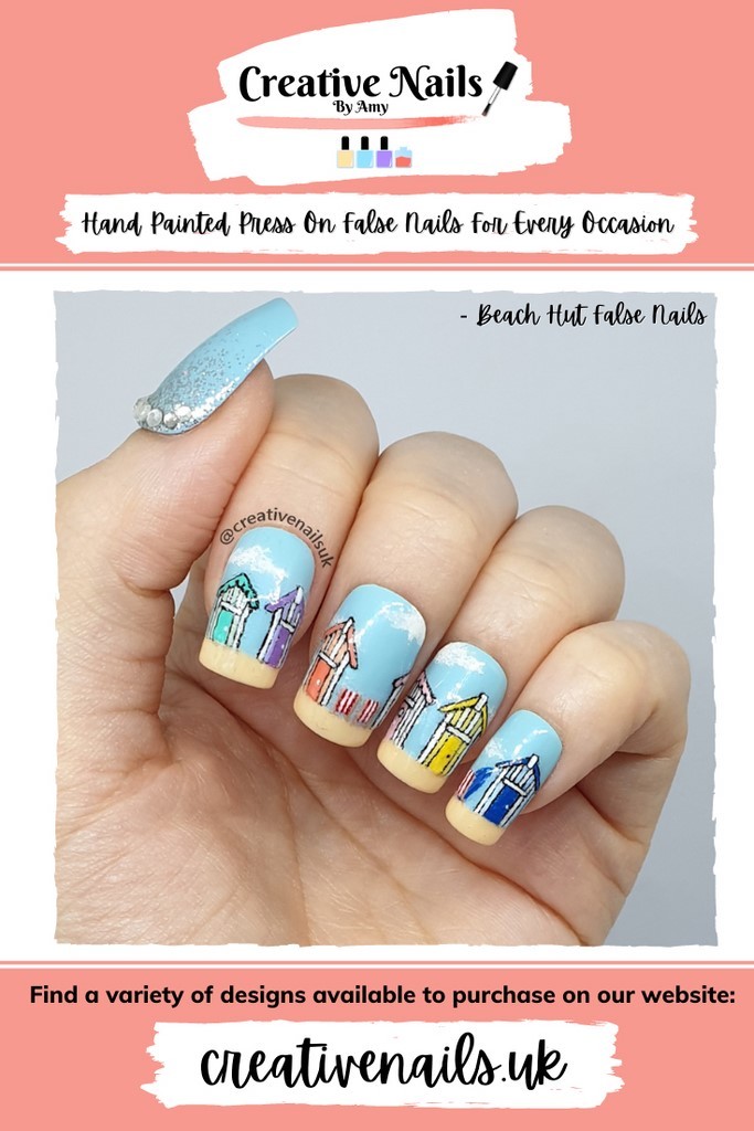 beach gel nails