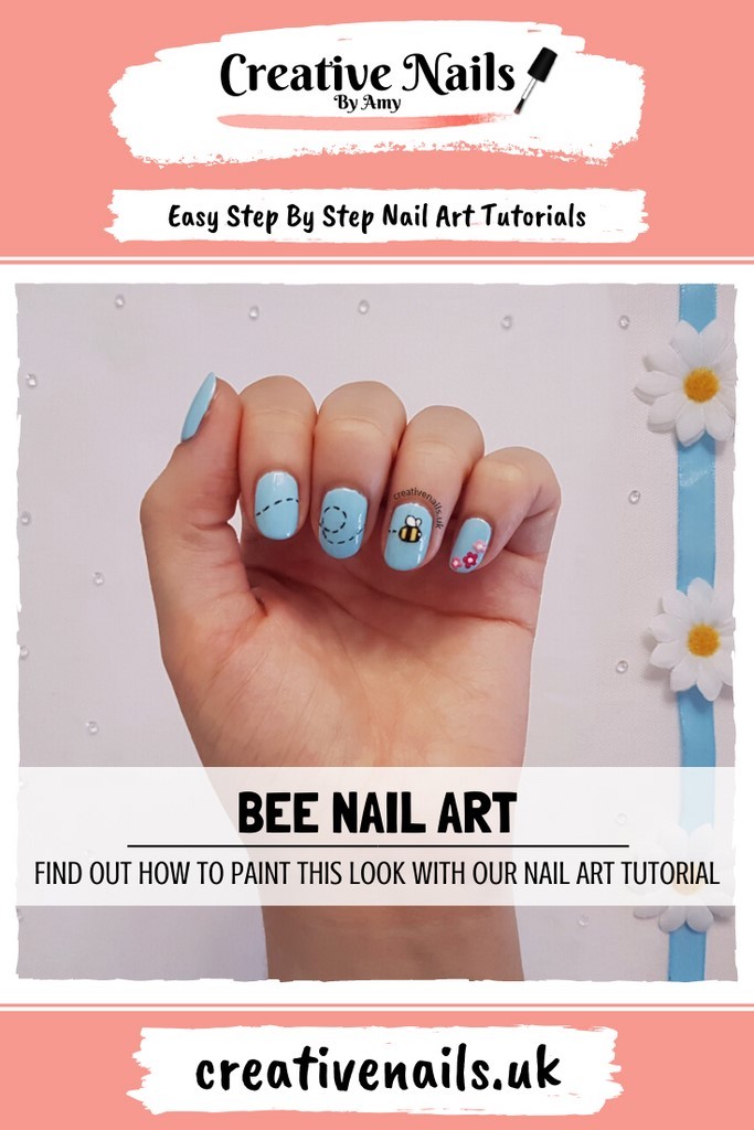 bee easy step by step nail art tutorial
