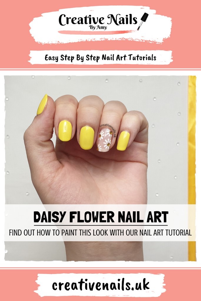 daisy easy step by step nail art tutorial