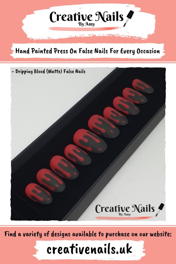 blood drip nails