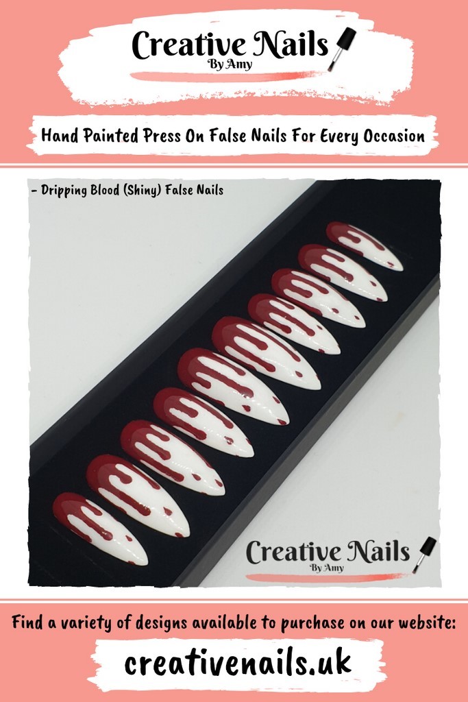 blood drip nails
