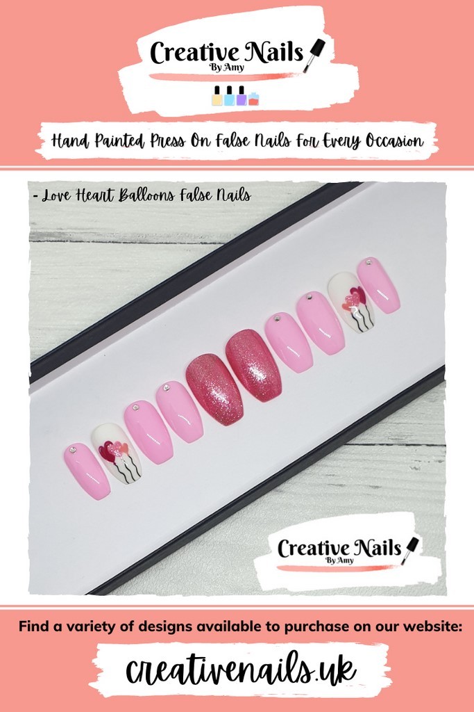heart nail art