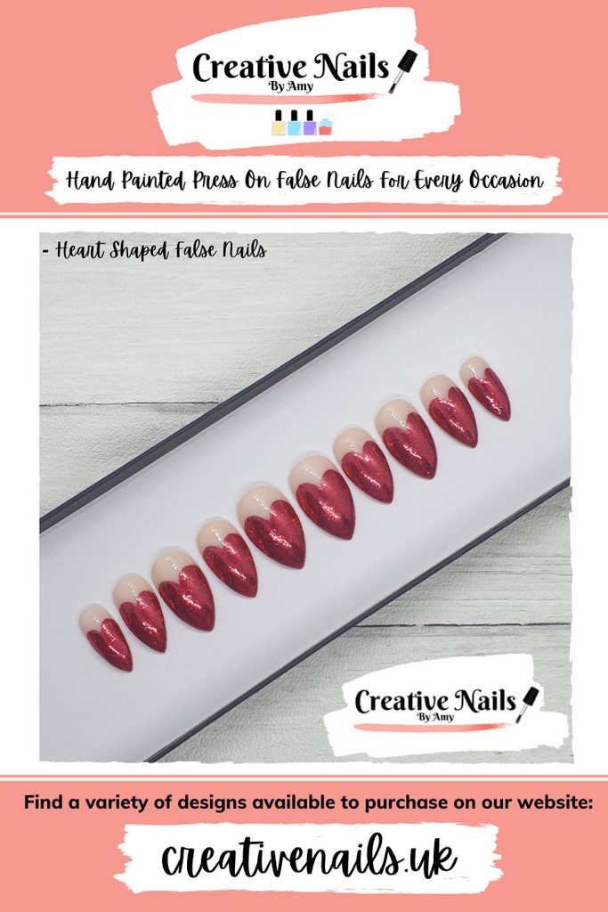 heart nail art