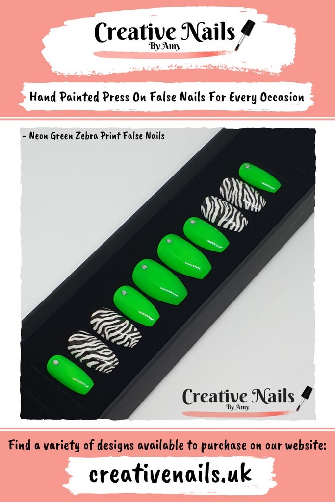 neon green nails