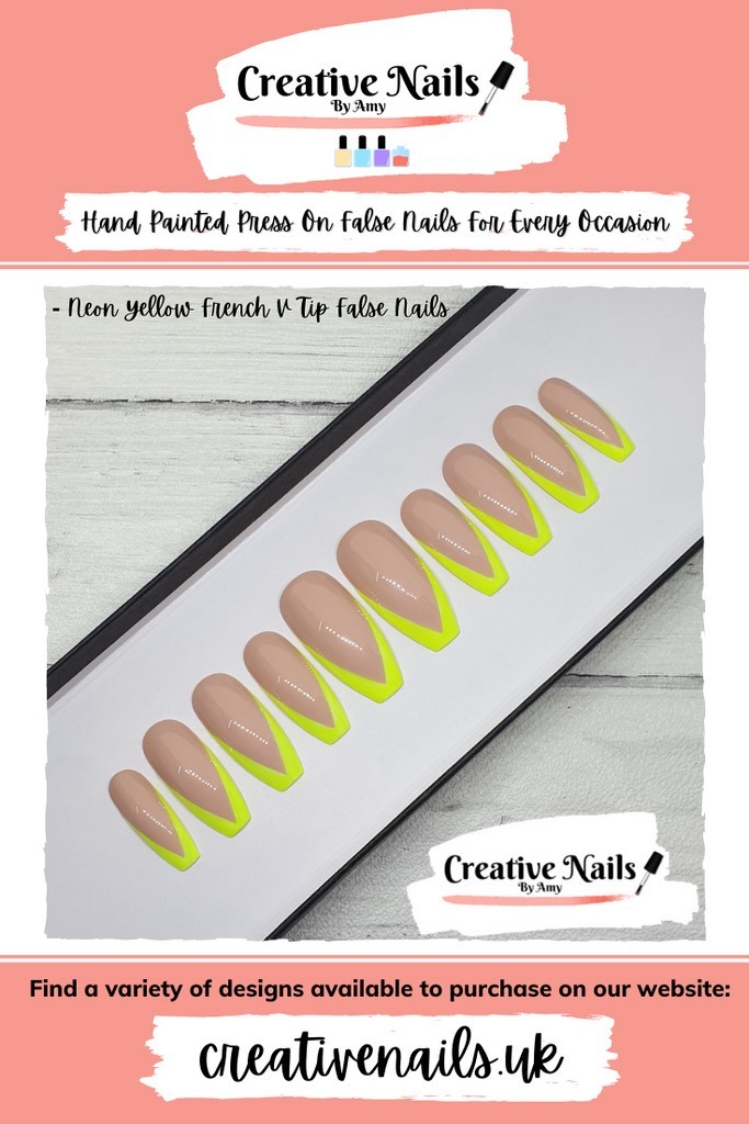 neon yellow nails