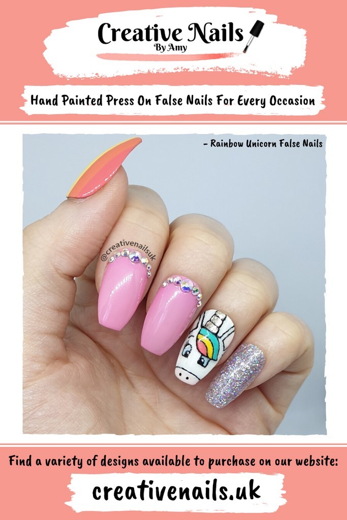 unicorn acrylic nails