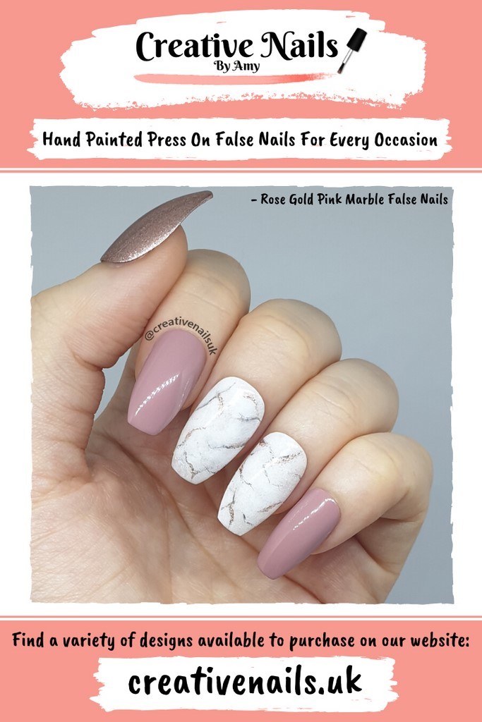 marble acrylic nails