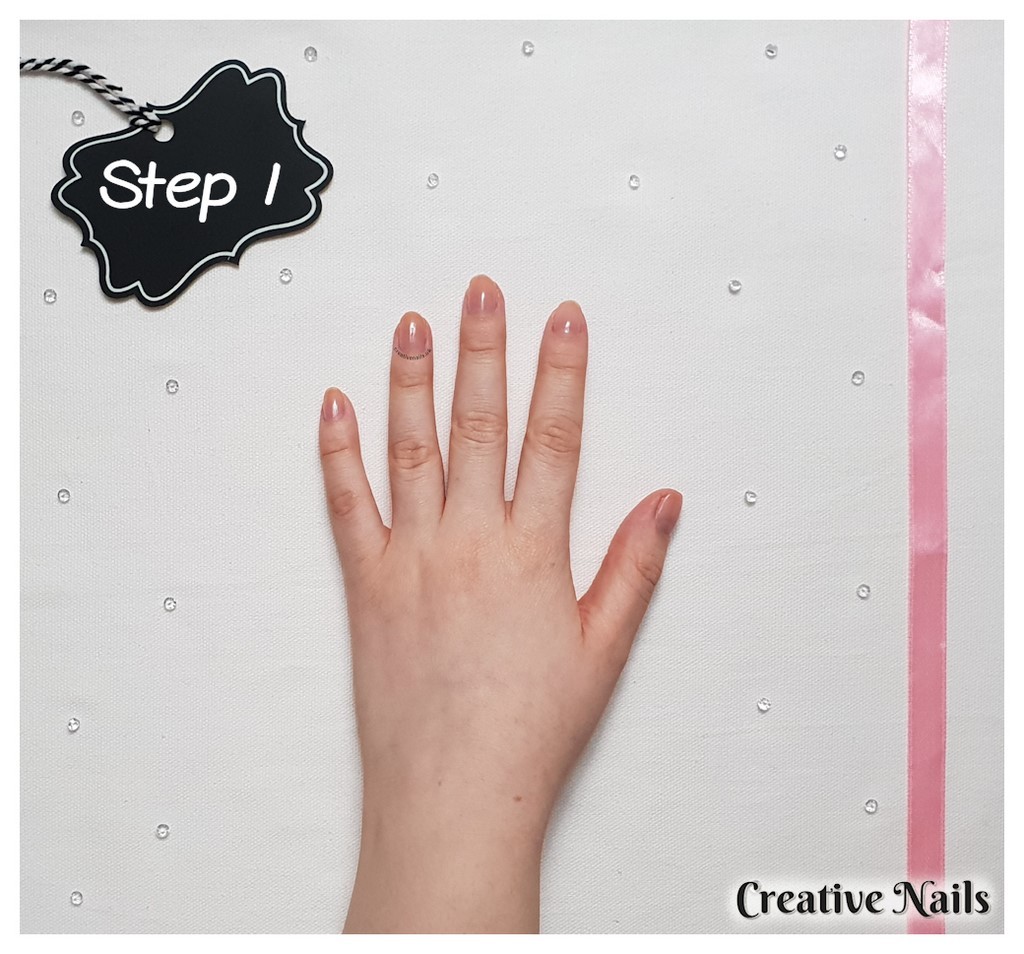 pink abstract nail art