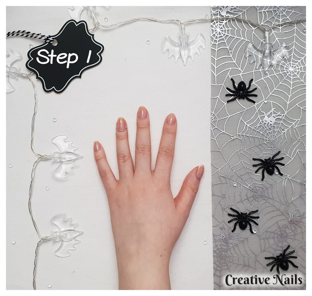 easy halloween nail art