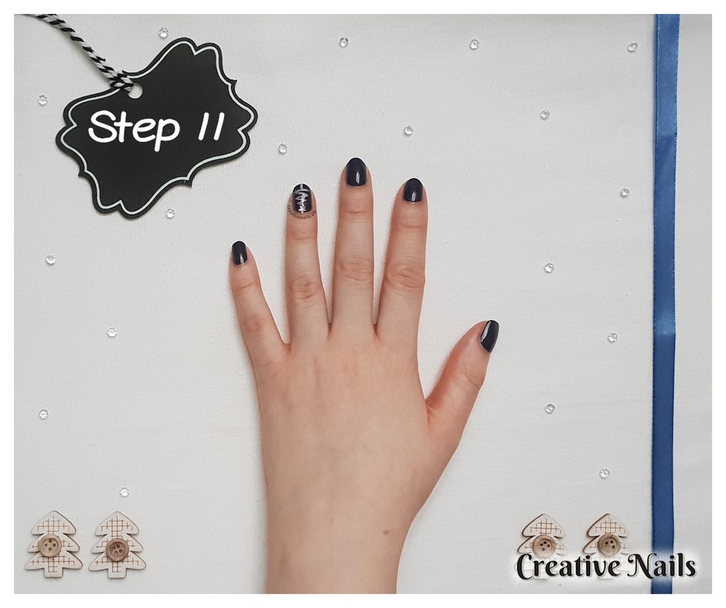 christmas nails tree