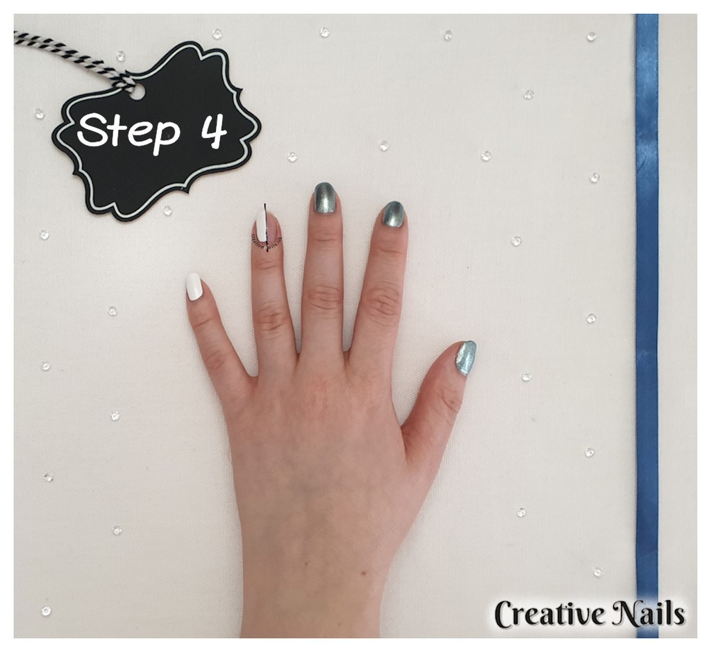 simple geometric nail designs