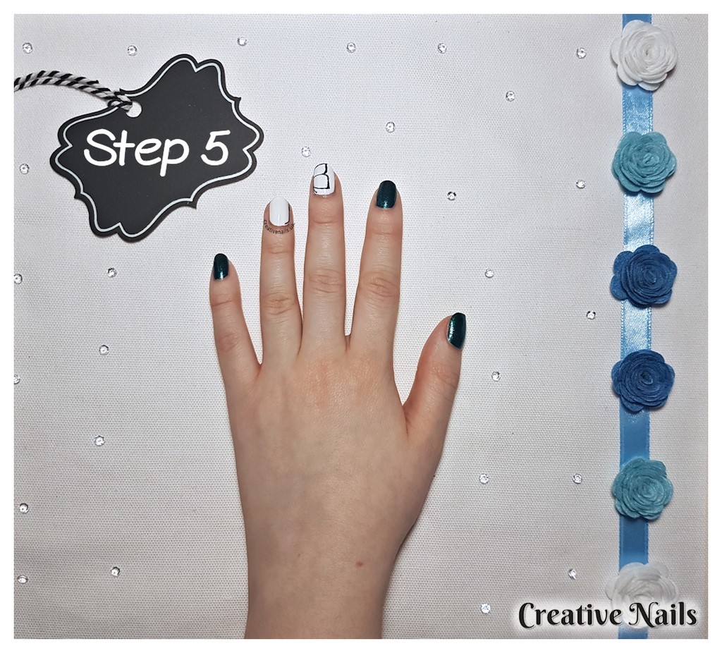 easy butterfly nail art