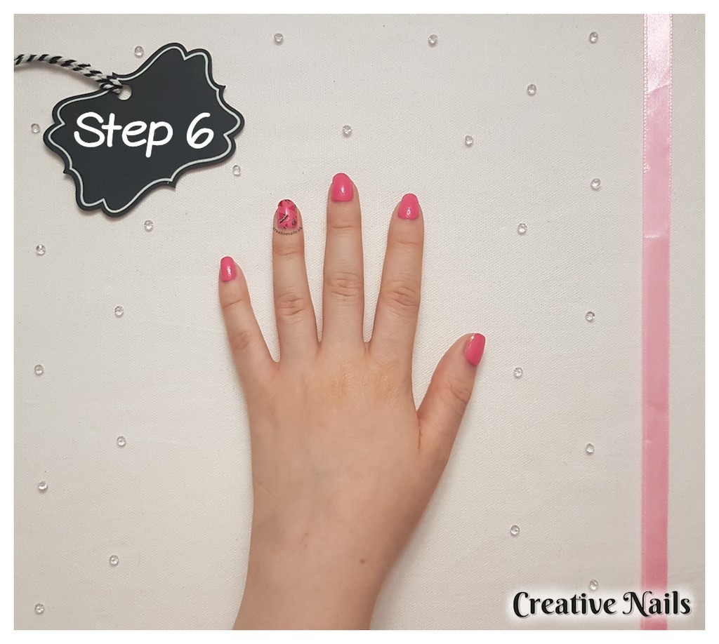 watermelon manicure
