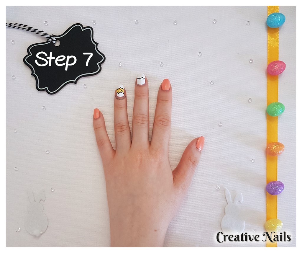 easter chick nails