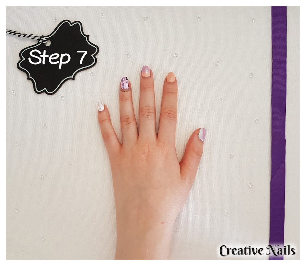 mermaid tail nail art