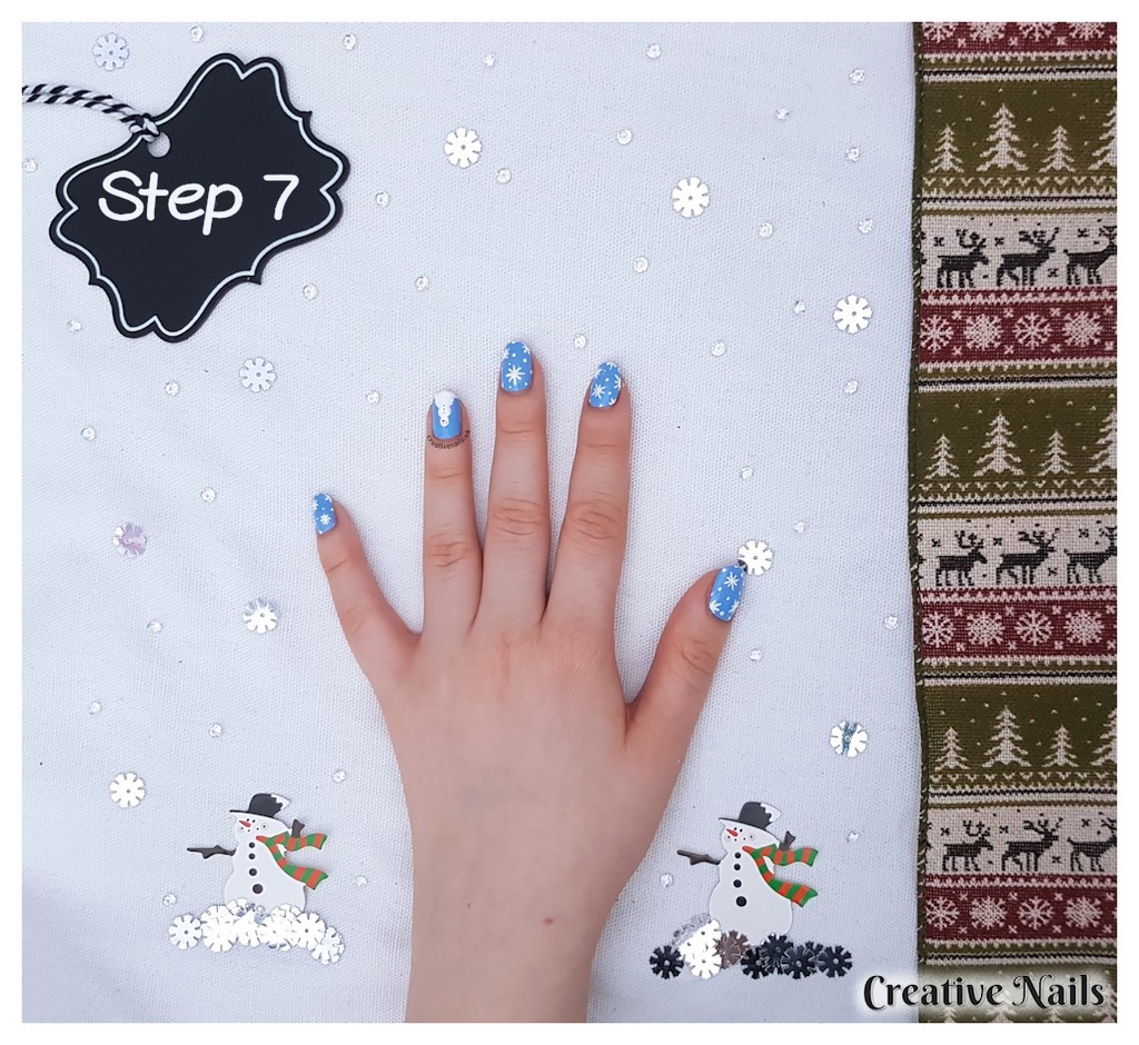 snowman nail designs