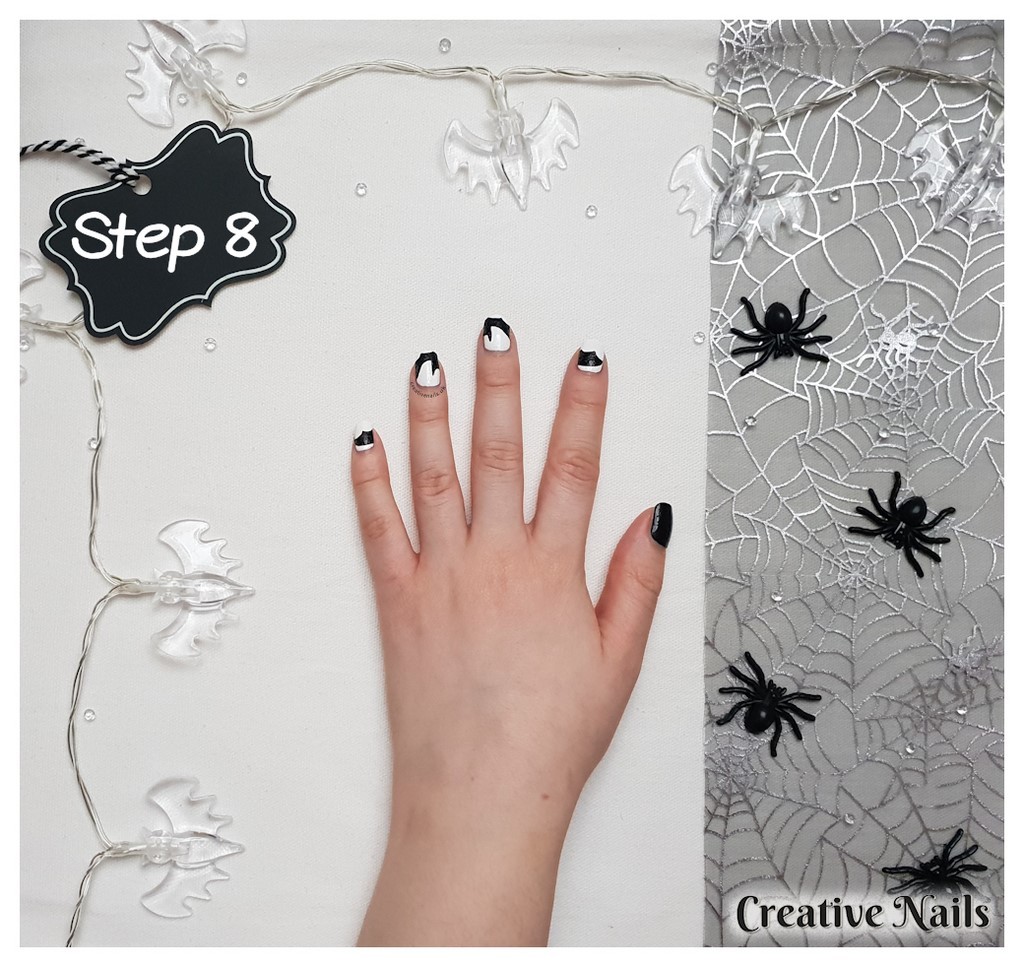 halloween bat nails