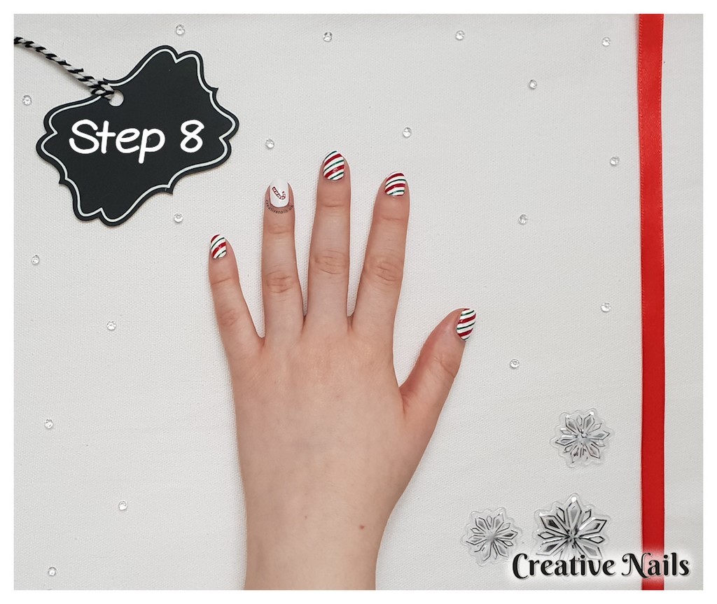 candy cane nail designs