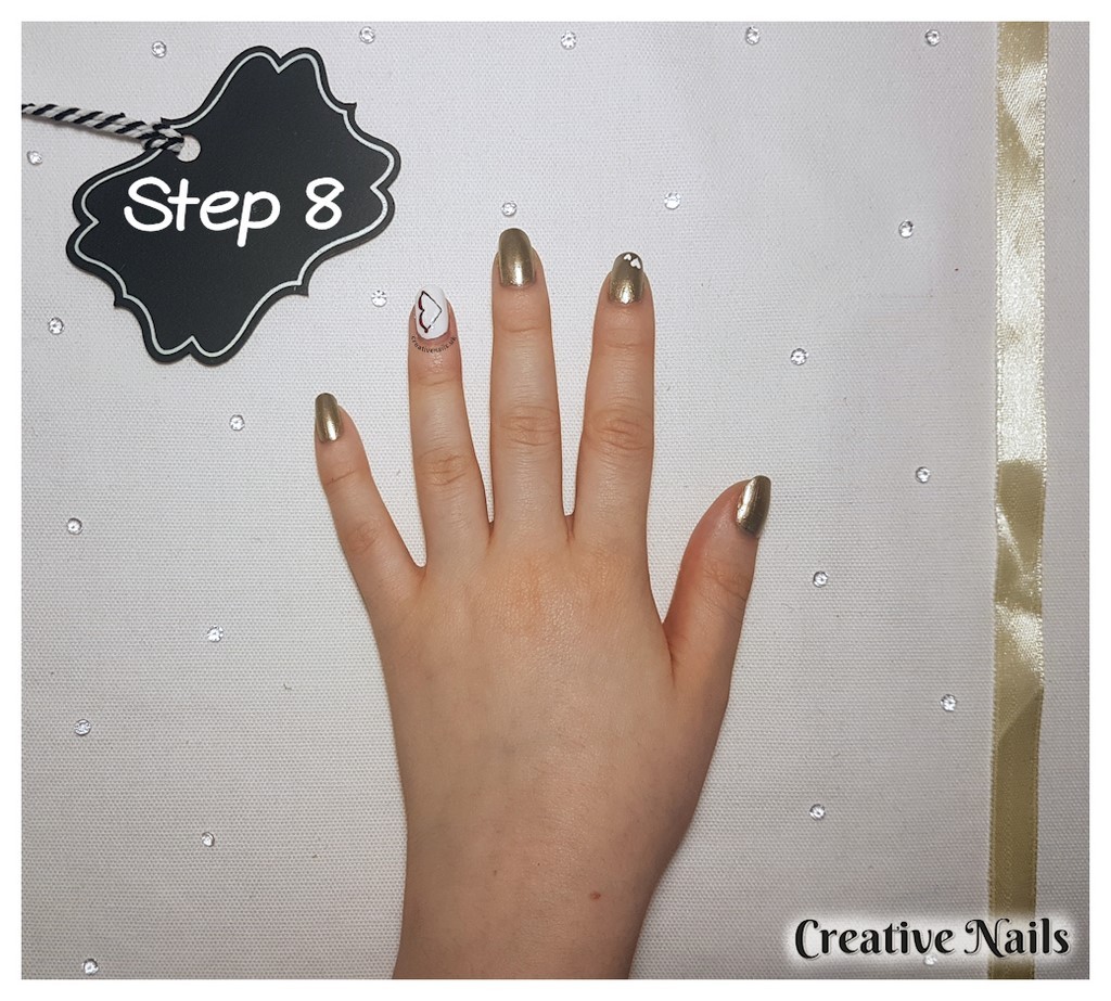 valentine nail art