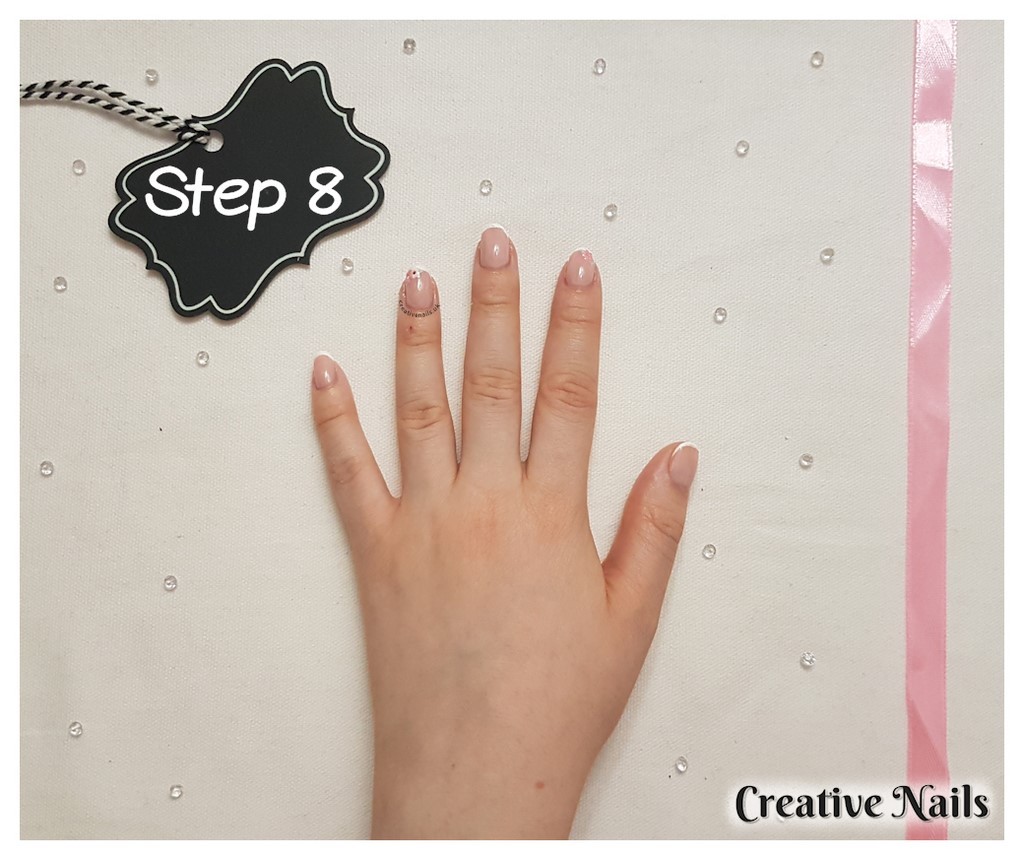 french polish nails