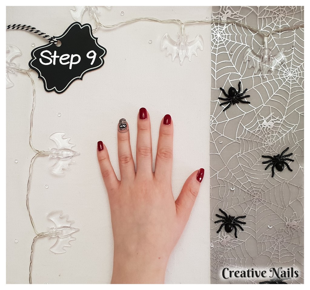 mummy nail designs
