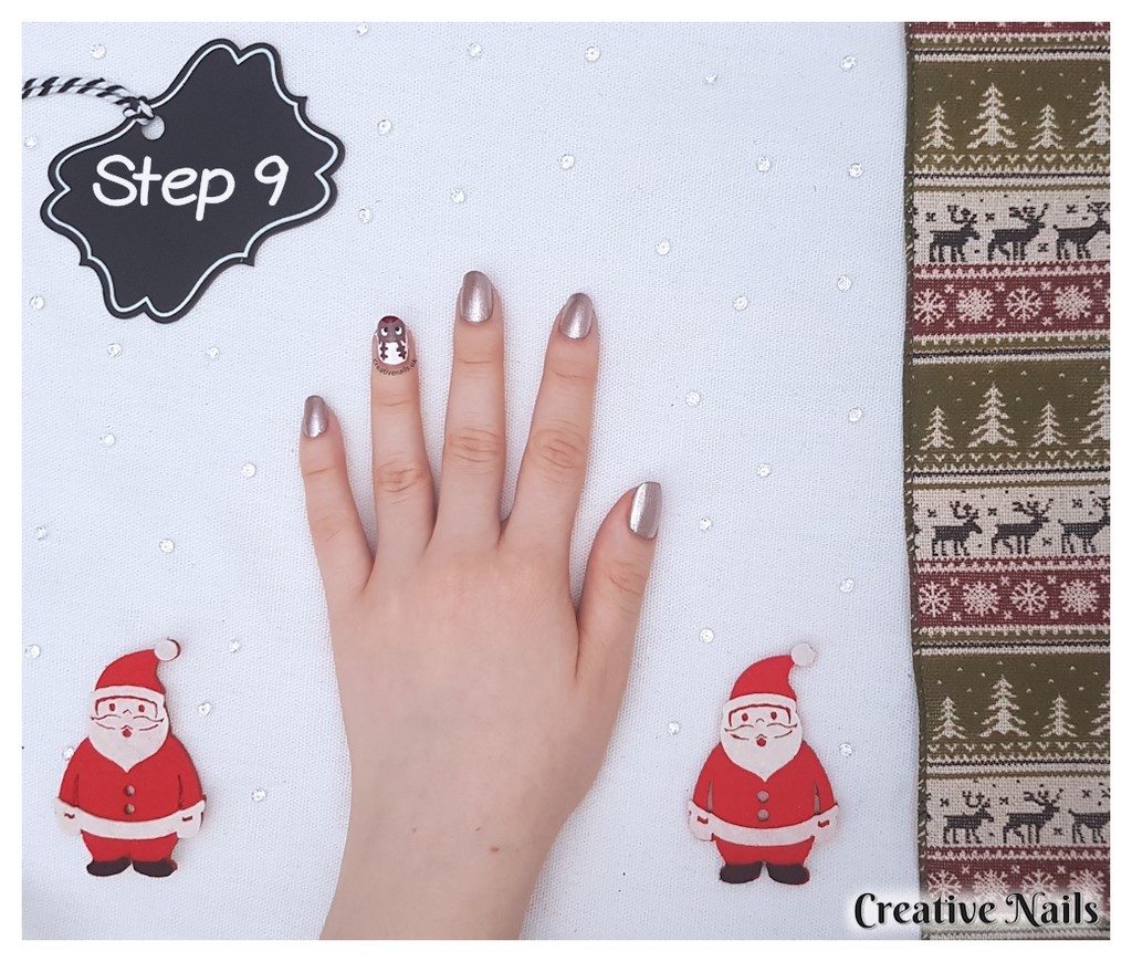 rudolph nail art