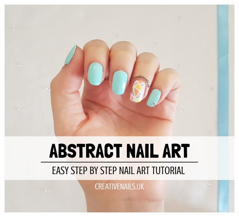 abstract nail art tutorial