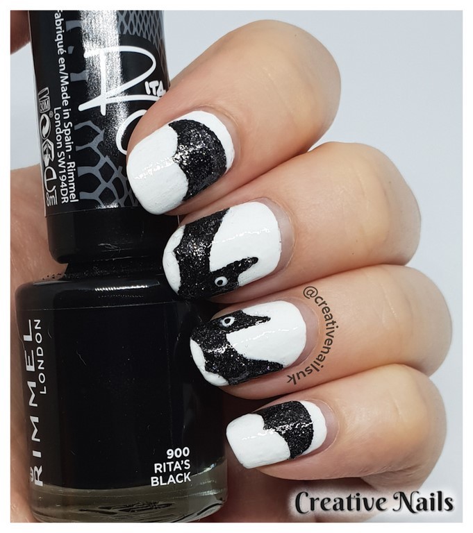 bat nail art