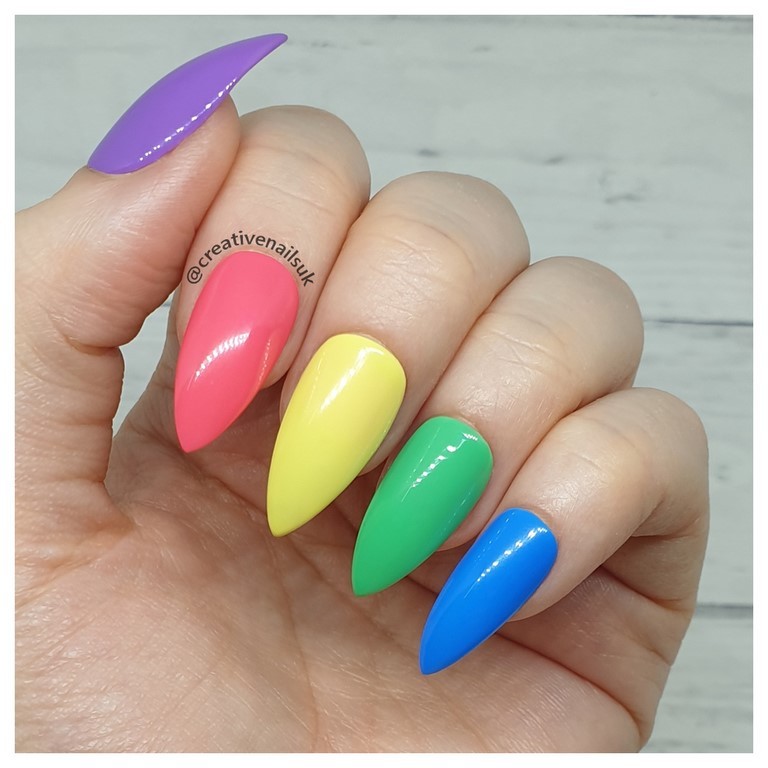 bright nails