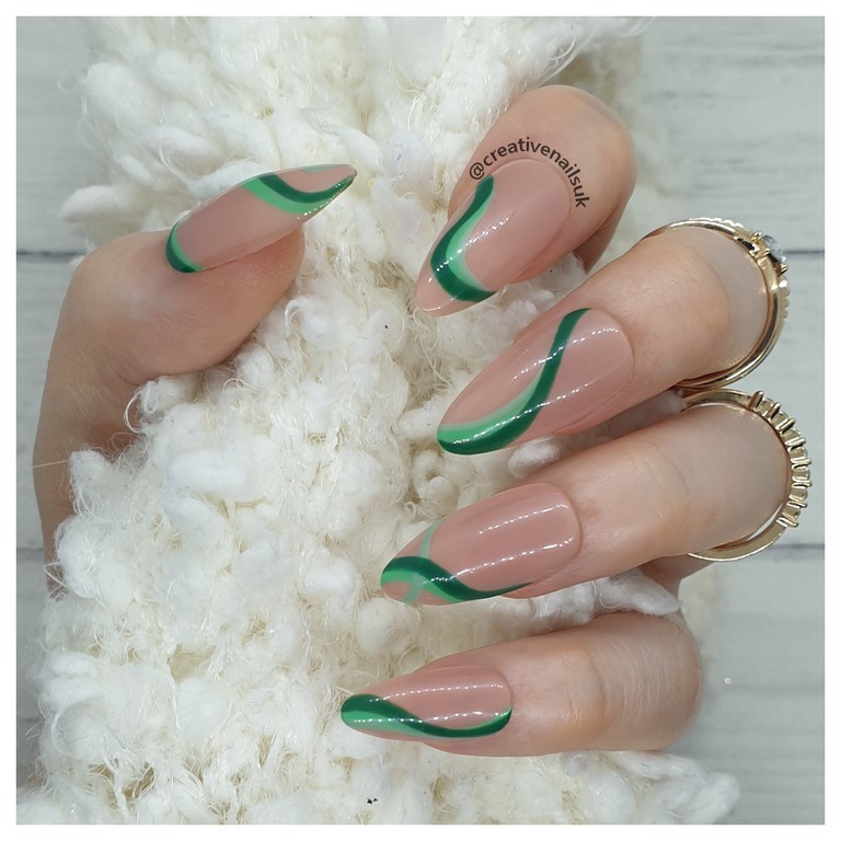 sage green nails