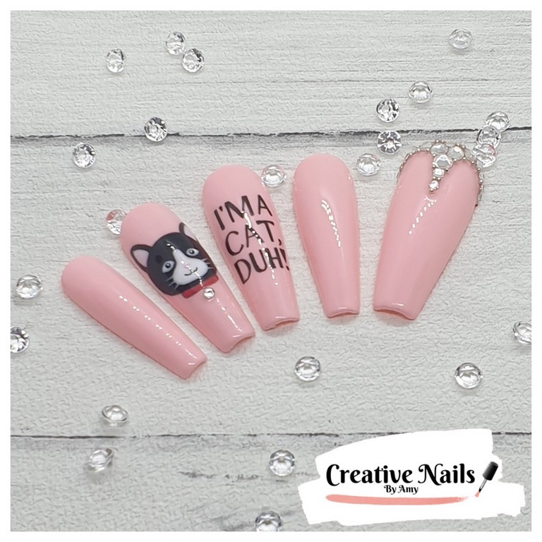 halloween fake nails