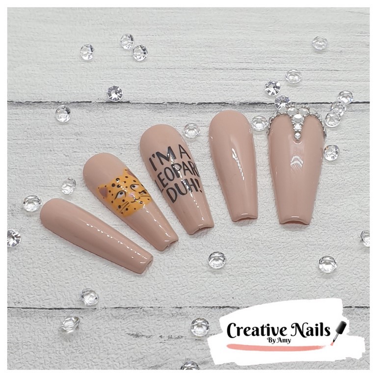 halloween fake nails