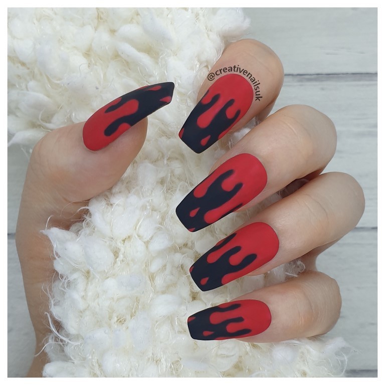 blood drip nails