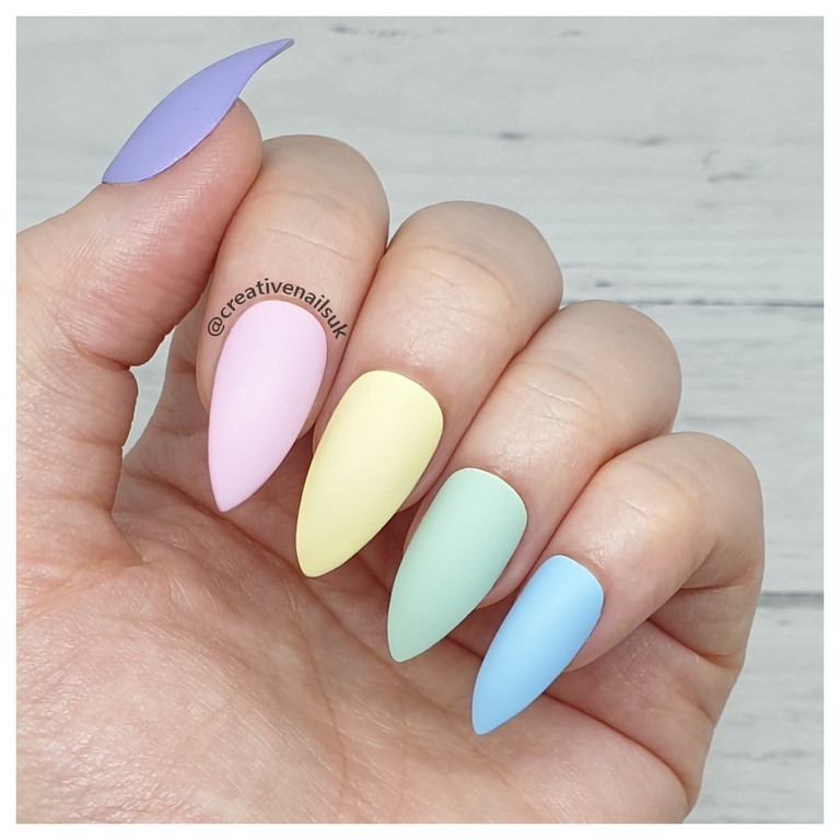 pastel nails