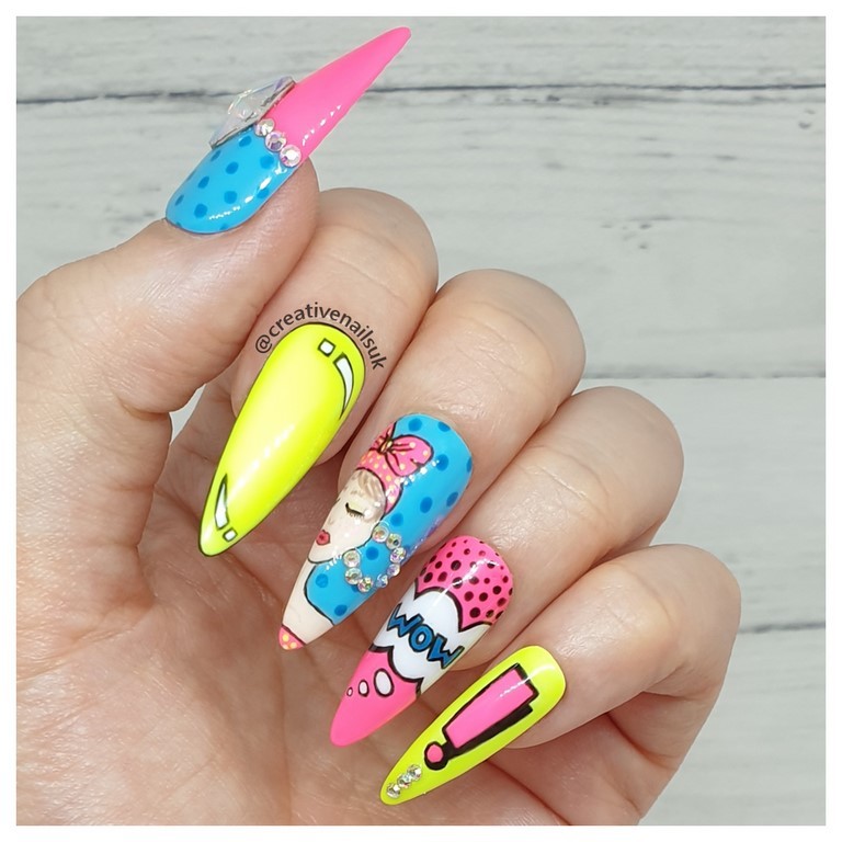 neon nails