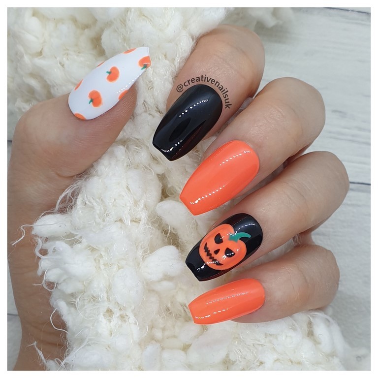 pumpkin nails