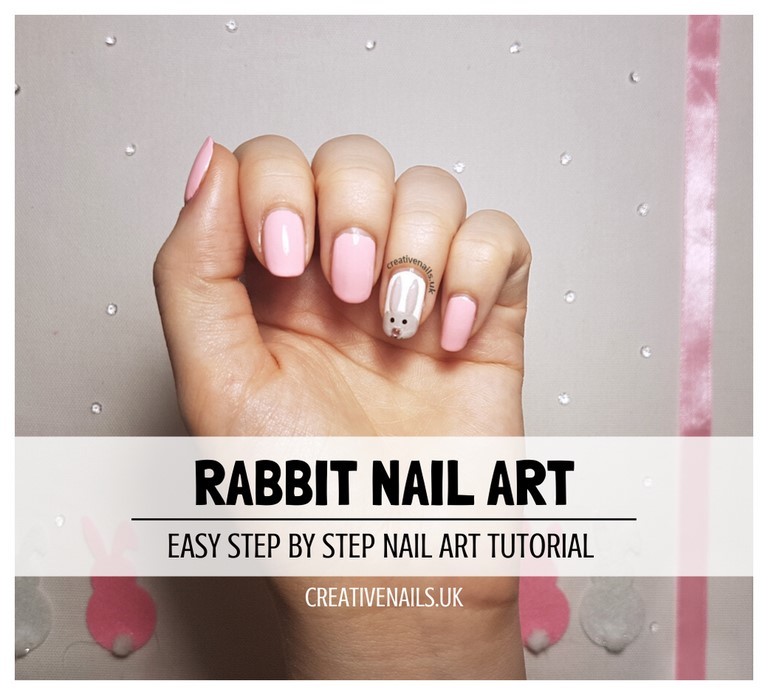 rabbit nail art tutorial