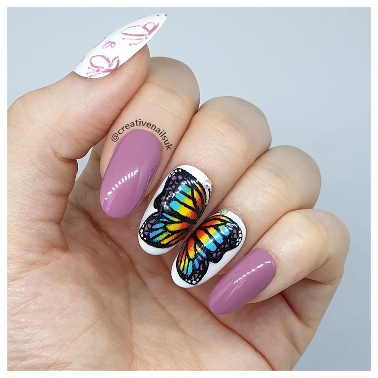 butterfly nails