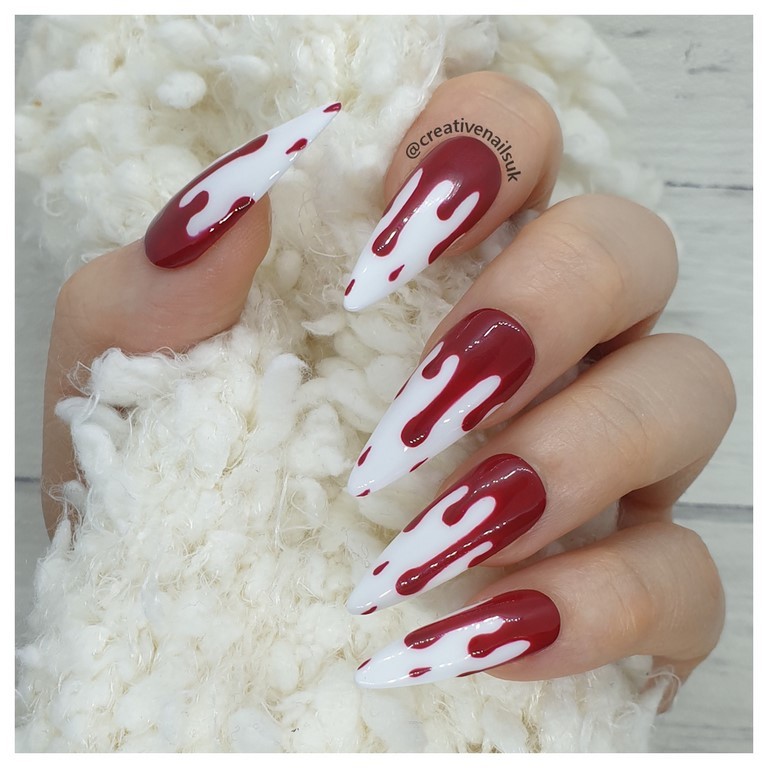 blood drip nails